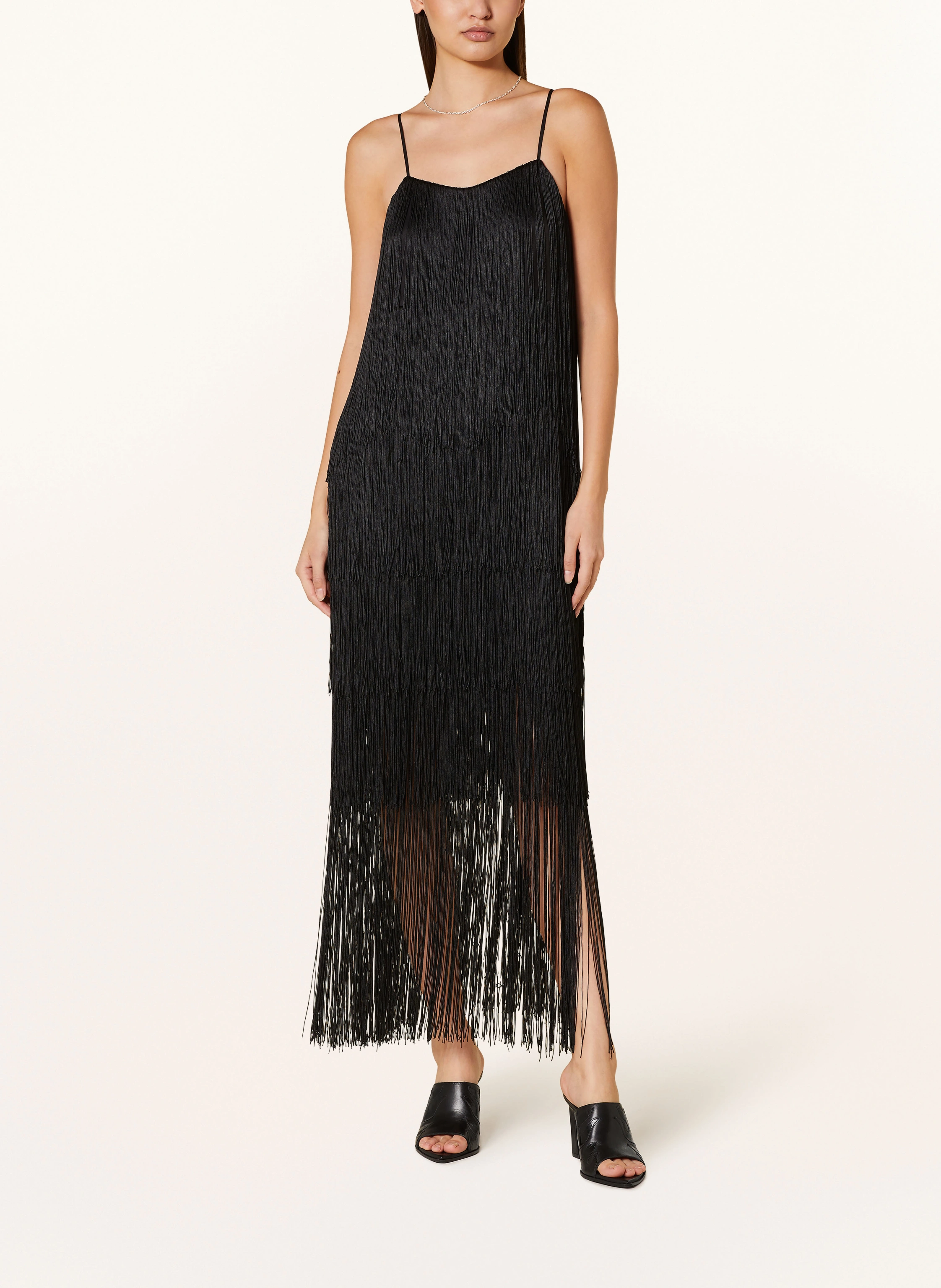 ENVELOPE 1976 Kleid FRINGE mit Fransen