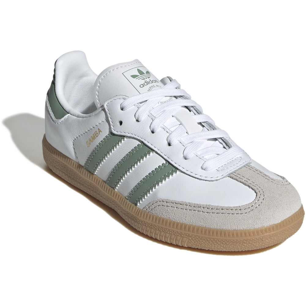 Køb adidas Originals Ftwr White/Silver Green/Gum 3 Samba Og C Sneakers