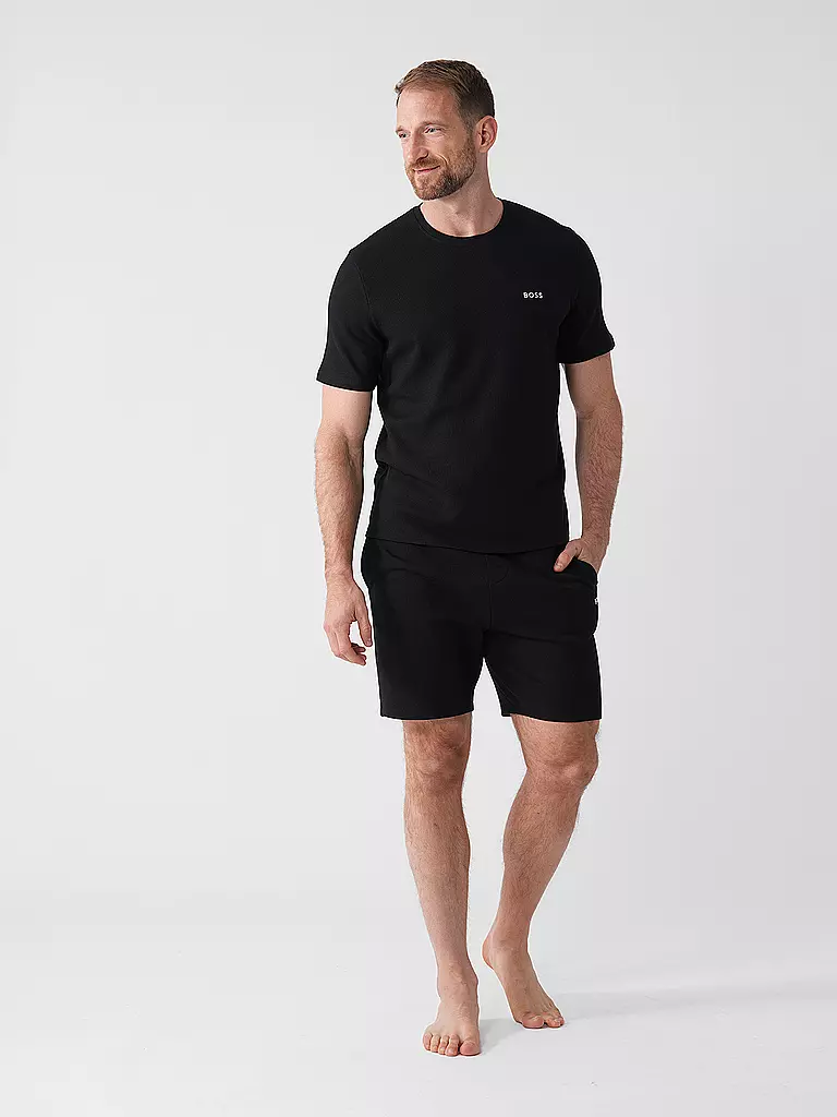 BOSS Loungewear Shorts schwarz