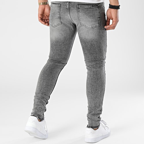 Jean Skinny DHZ-3747-1 Gris Anthracite