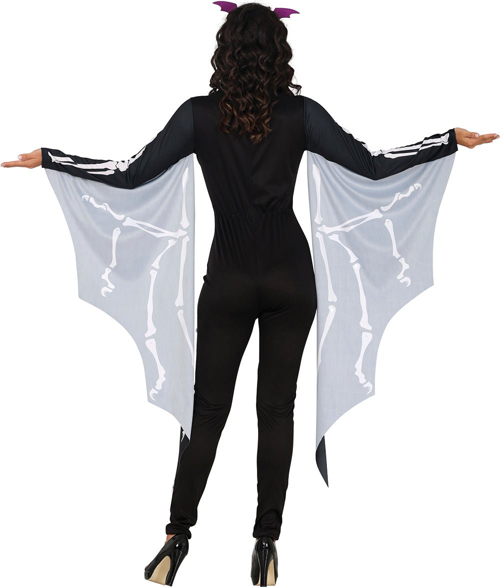 Halloween Kostuum Dames Vleermuis Skelet
