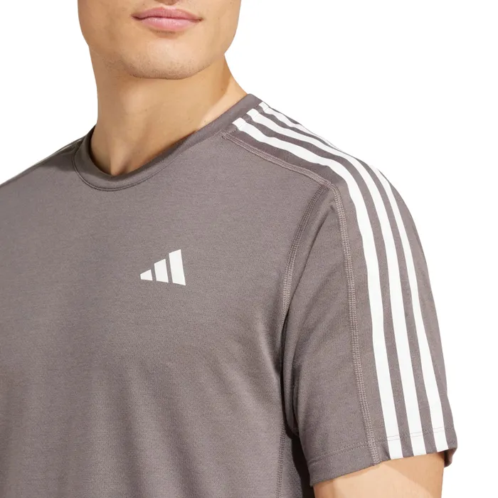 Adidas Own The Run 3-Stripes Shirt Heren