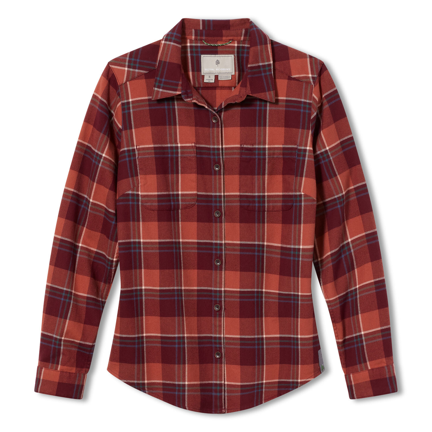 Royal Robbins Womens Lieback Organic Cotton Flannel L/S
