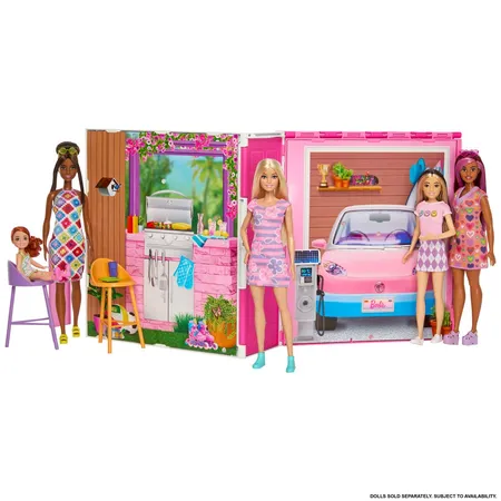 Barbie Ferienhaus Puppe und Spielset
