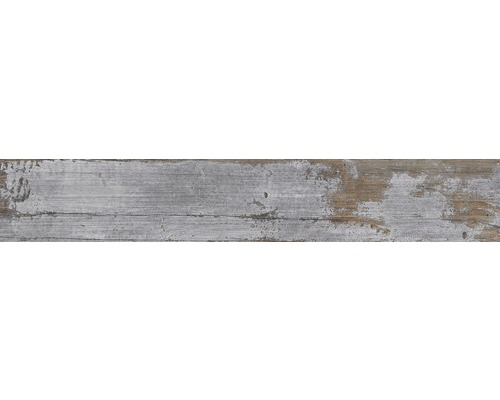 Porseleinen wand- en vloertegel Tribeca gris 20 x 120 x 1,14 cm