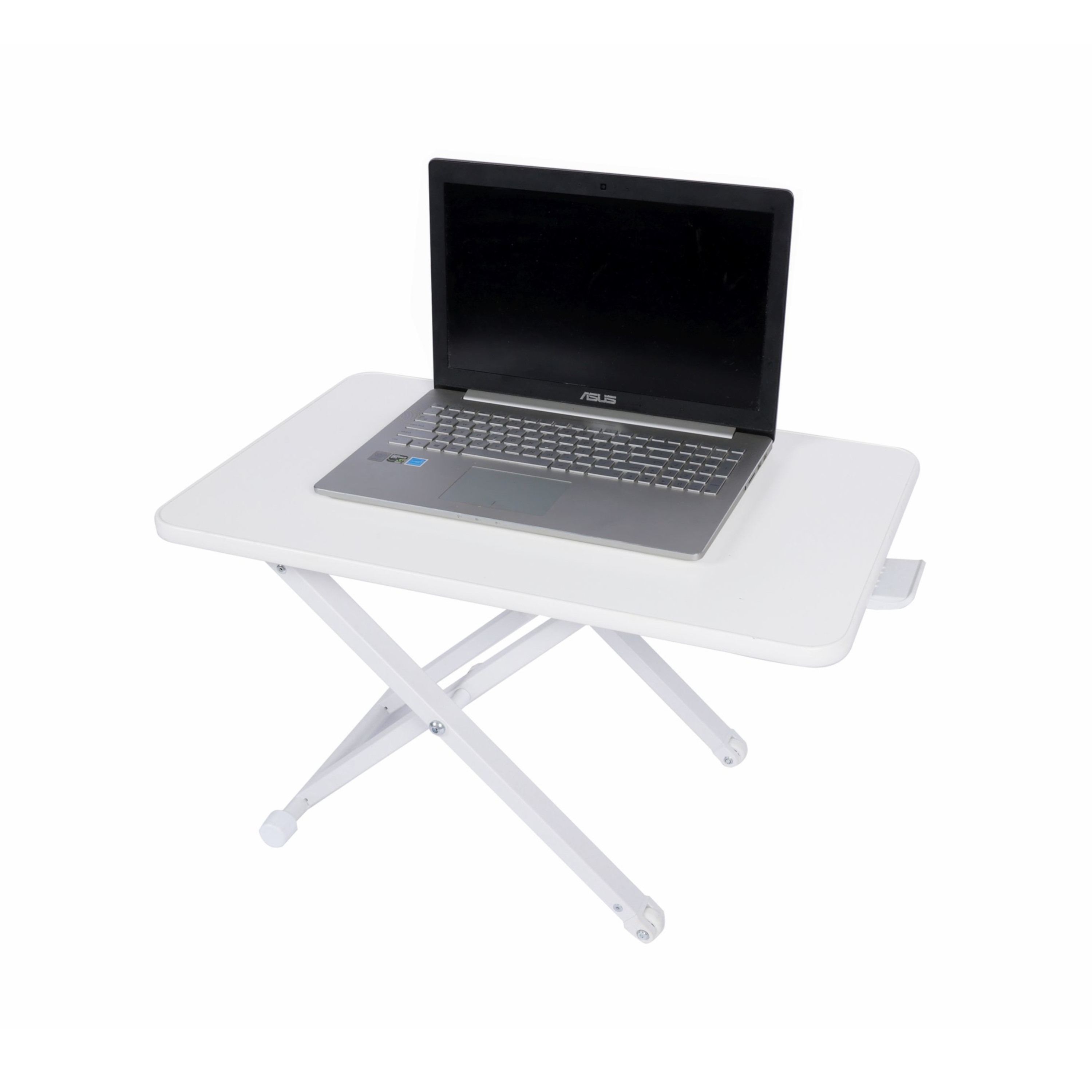 Stehtisch Monitorständer 65 x 40 cm weiss