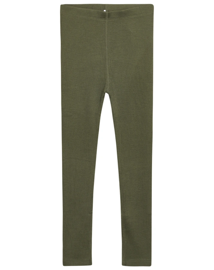 Leggings LANE mit Wolle in olive