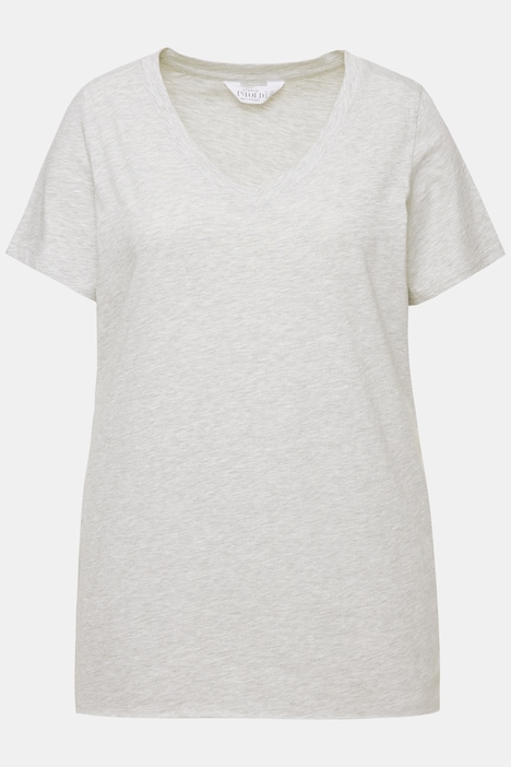 T-Shirt, Wide Classic Fit, V-Ausschnitt, Halbarm