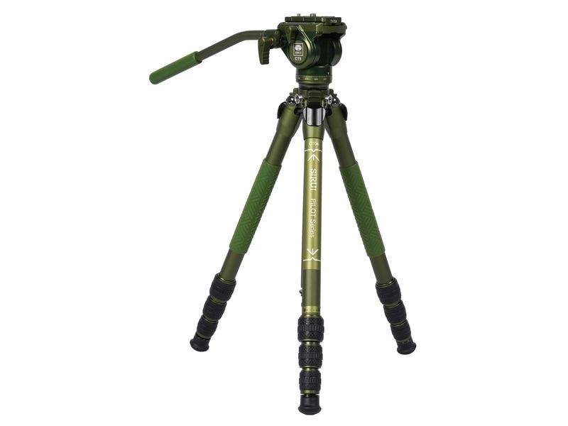 Sirui Videostativ Pilot CT04 CT5 Tragbares, höhenverstellbares Videostativ mit Videoneiger
