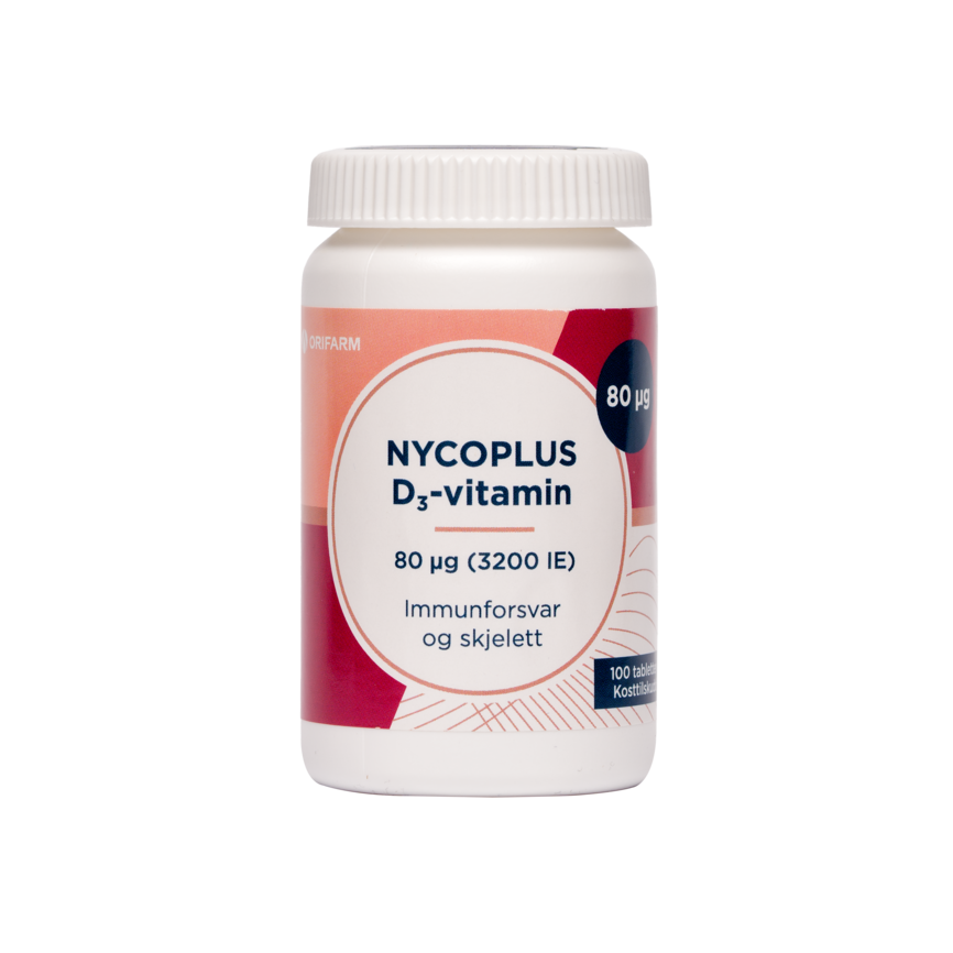Nycoplus D3-Vitamin 80 mcg 100 tabletter