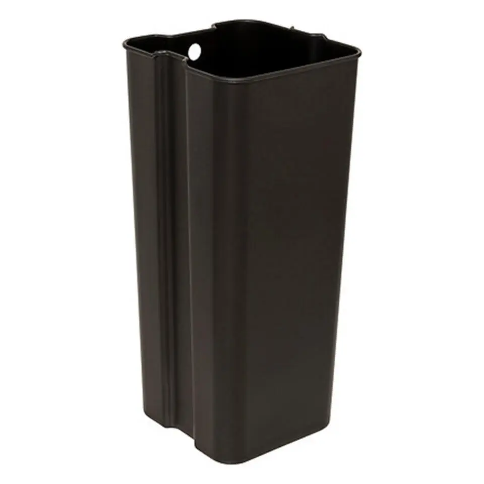 5Five Prullenbak/pedaalemmer - zwart - metaal - 30 liter