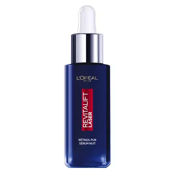 Sérum Noturno Revitalift Laser da L'Oréal Paris com Retinol Puro para Rugas Profundas 30ml