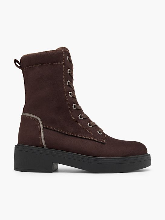 Graceland Schnür-Stiefelette Bordeaux