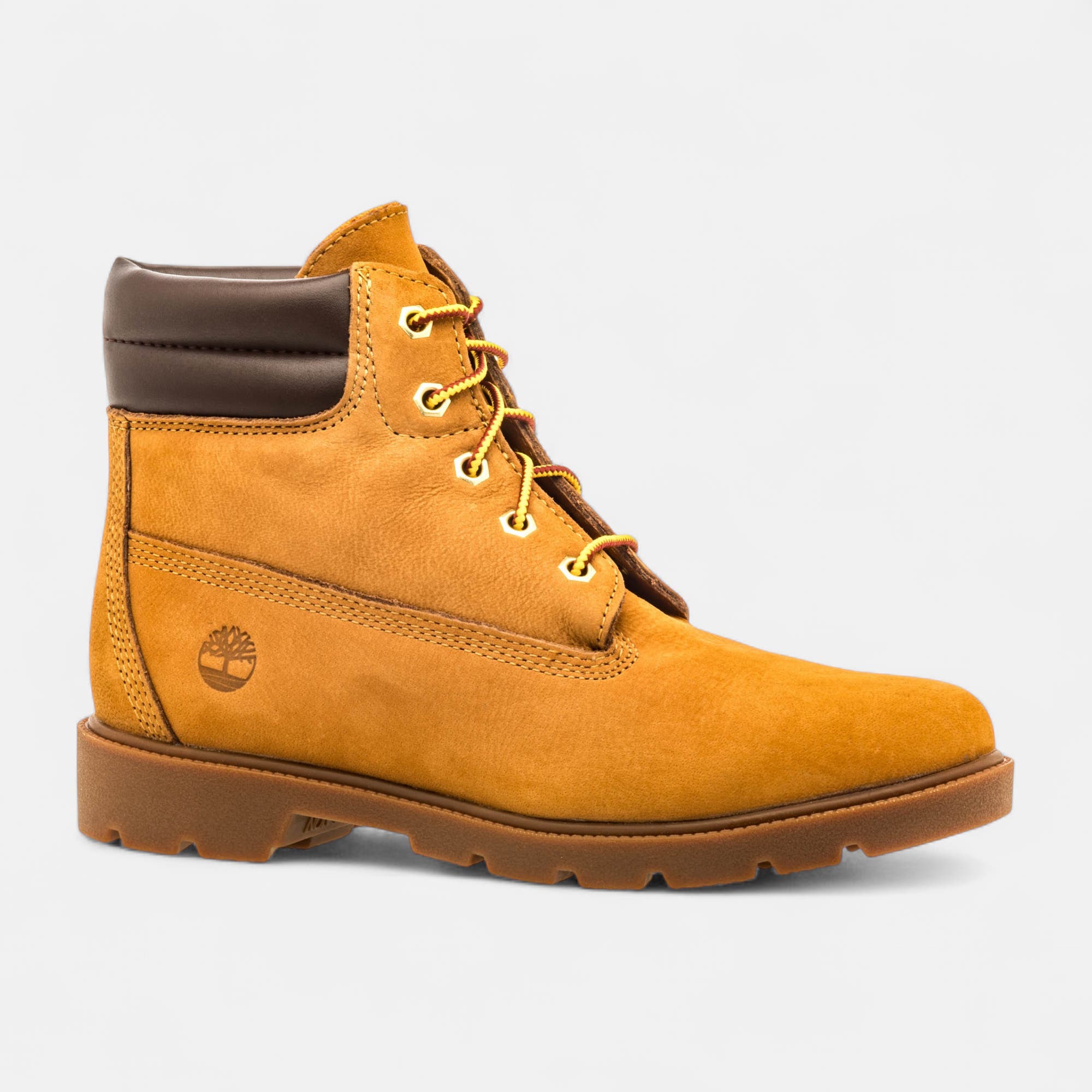 Boots Garçon en cuir jaune