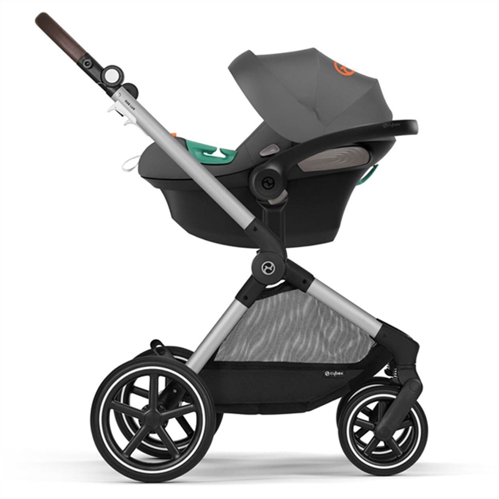 Køb Cybex Eos Lux 2-i-1 Klapvogn Lava Grey