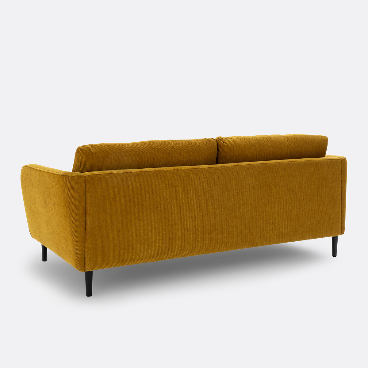 LA REDOUTE INTERIEURS<br>Sofá fixo de 3 a 4 lugares, veludo canelado, Amy