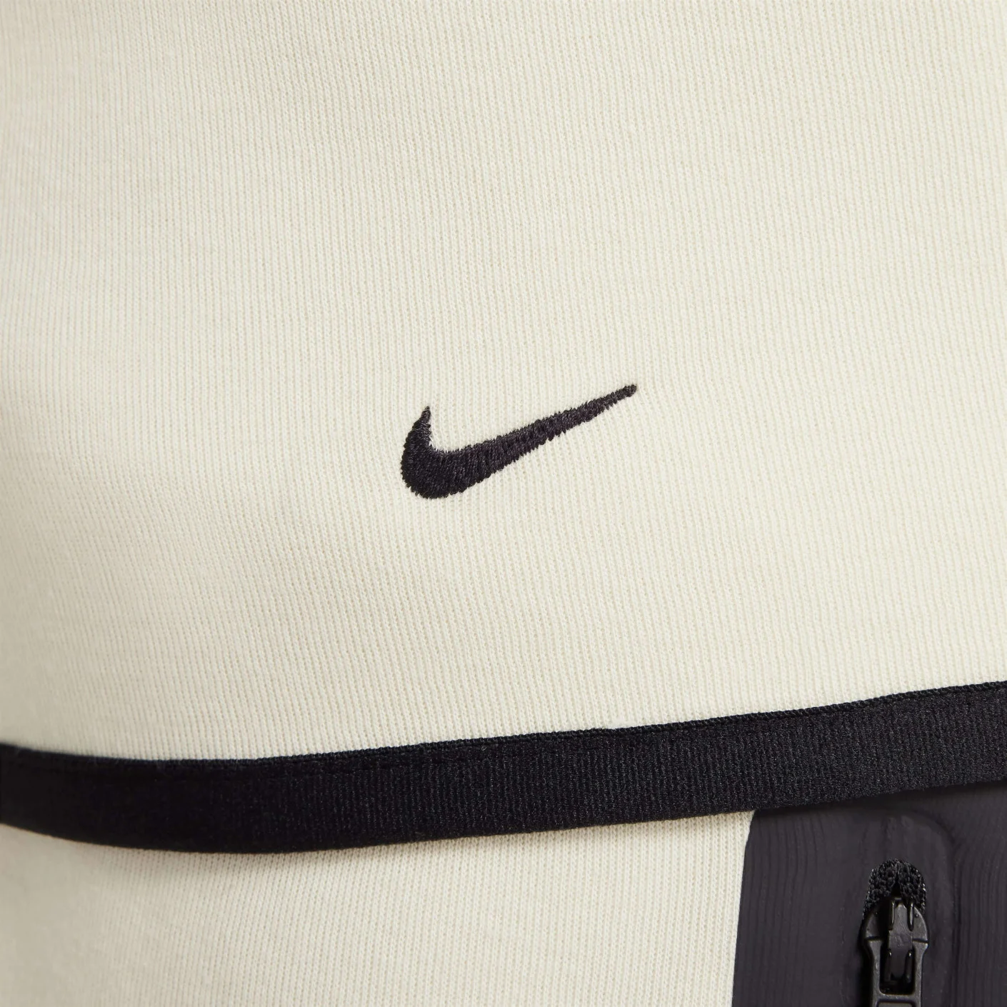 Nike Tech Fleece Sportswear Vest Kids Gebroken Wit Zwart