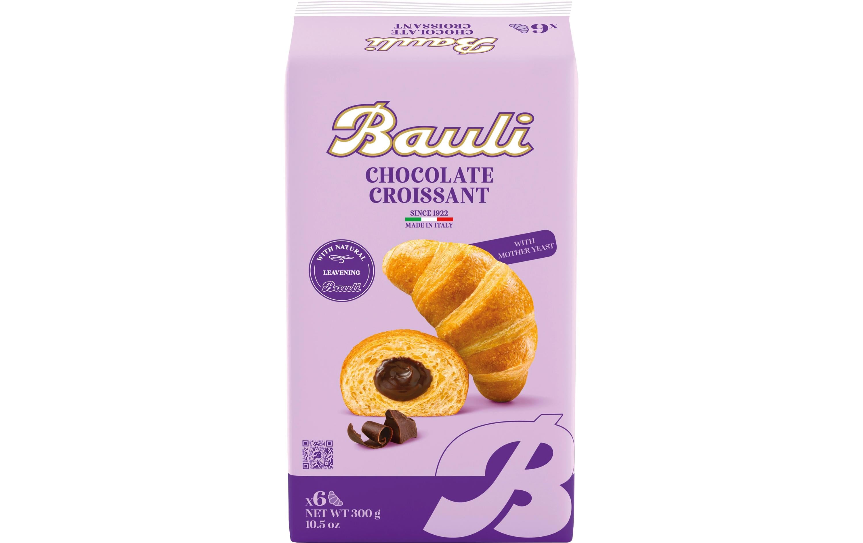 Croissant – Schokolade 6 StückWeiche Gipfeli mit Schokoladenfüllung