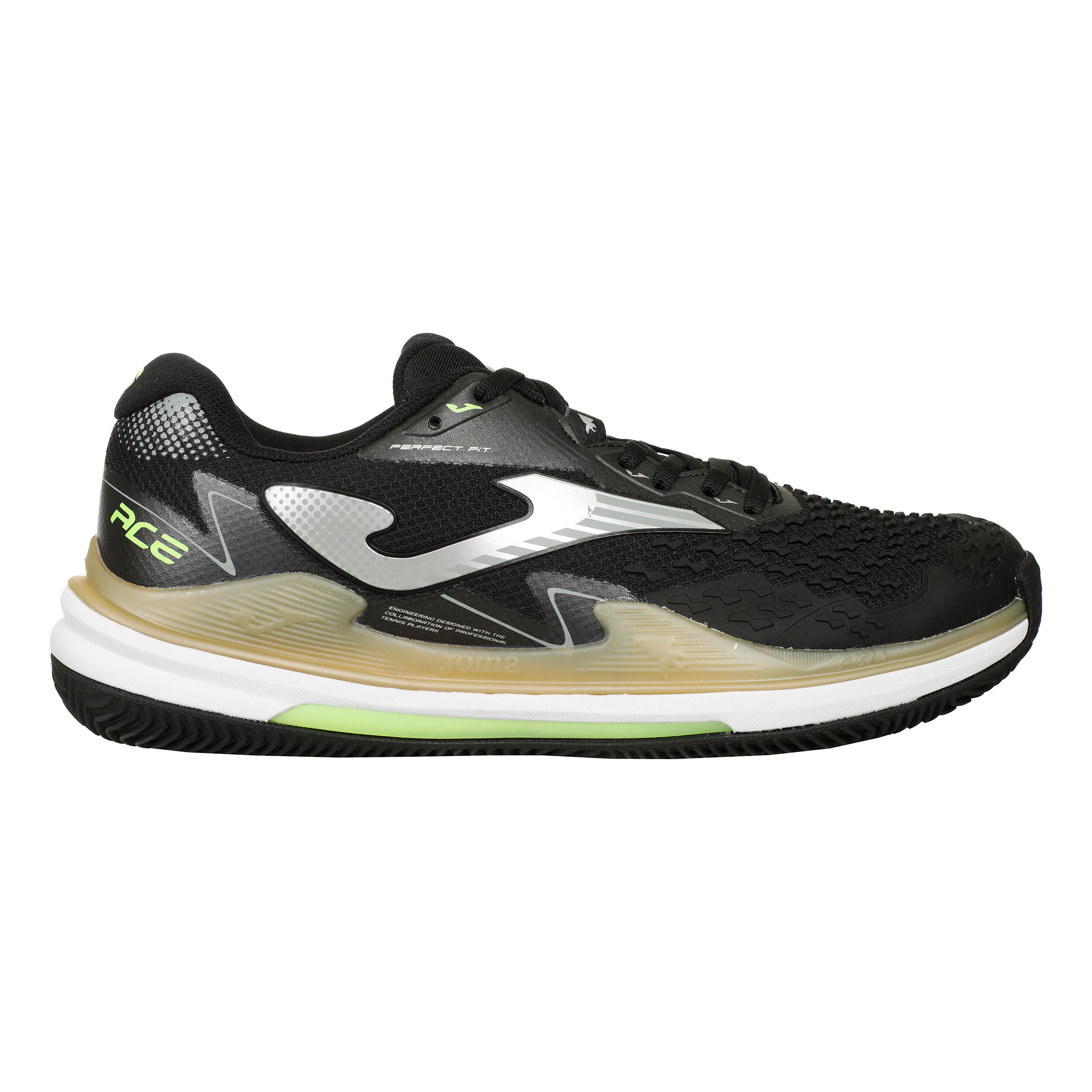 Joma Ace Chaussure Terre Battue Hommes - Noir , Or