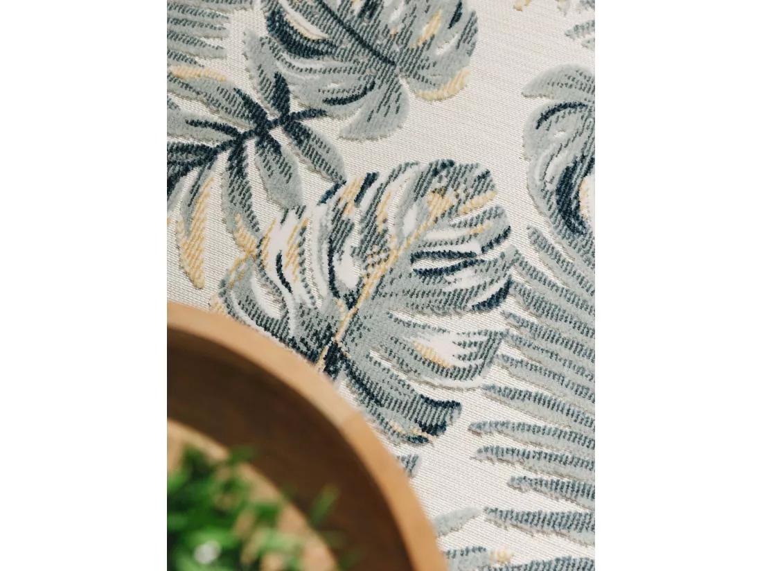 Tapis d'extérieur & intérieur Flora Multicouleur 80x250 cm