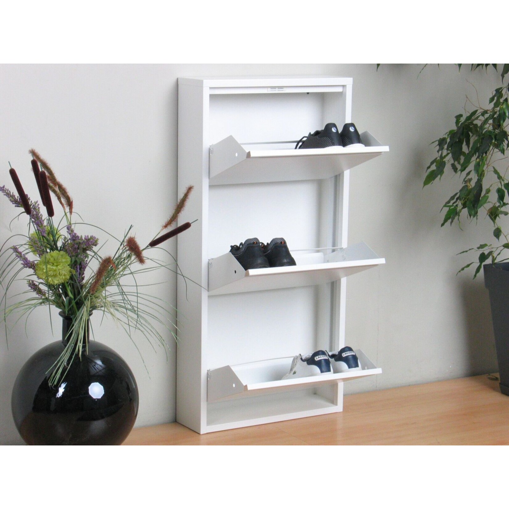 Schuhschrank Pisa 3 Klappen (B)50 x (H)106 x (T)16cm