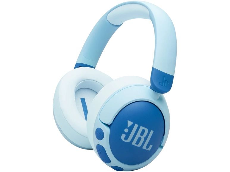 JBL Over-Ear-Kopfhörer Junior 470NC Blau Drahtloser Kopfhörer für Kinder mit Lautstärkenbegrenzung