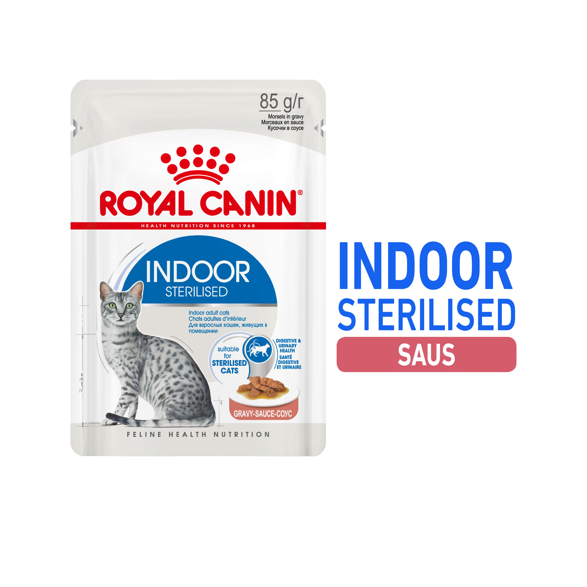 Royal Canin Sterilised Indoor in Gravy - Kattenvoer