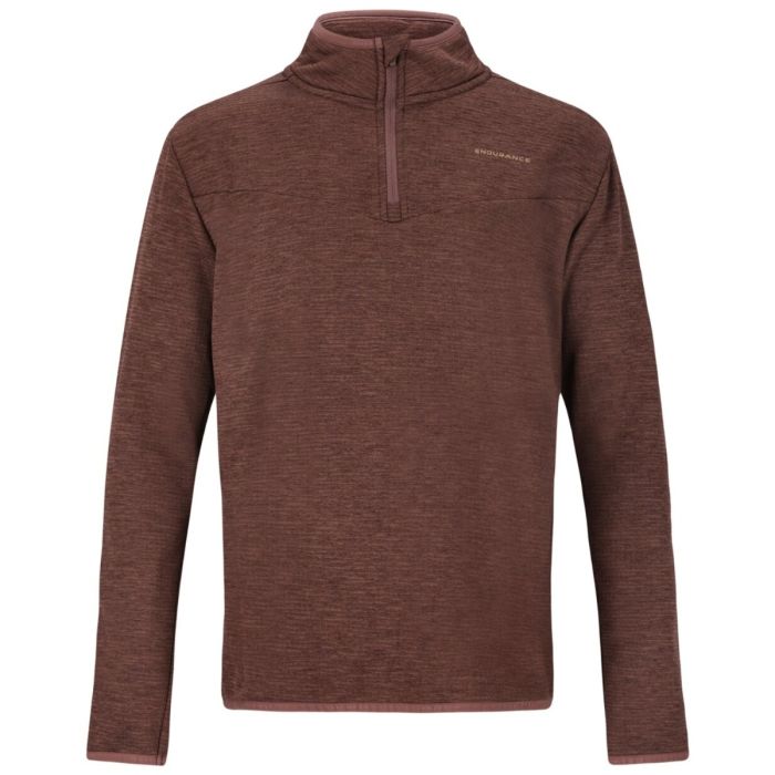 Endurance Junior Mellemlag Ledger Waffle Midlayer Brun