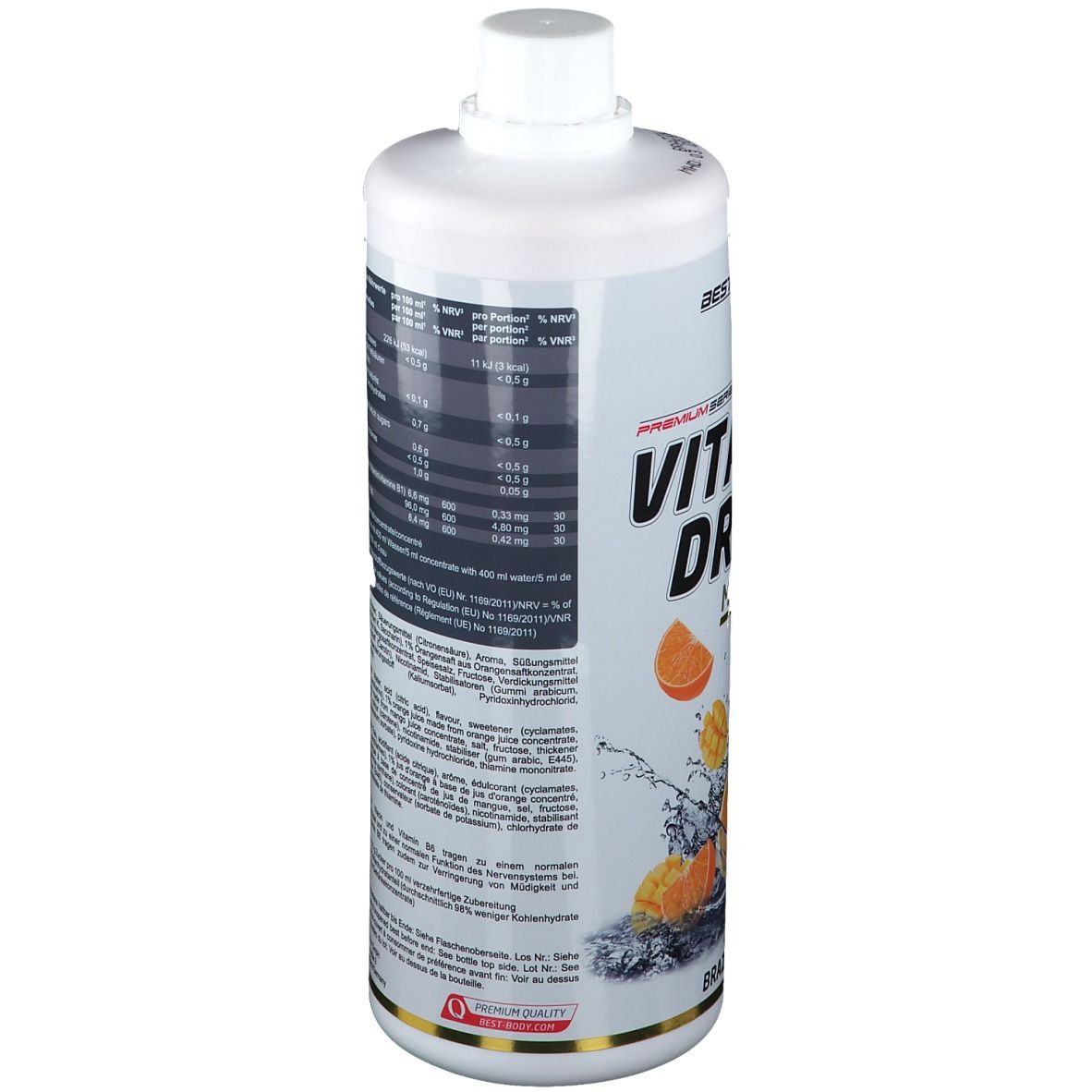 Best Body Nutrition Low Carb Vital Drink, Brazilian Sun