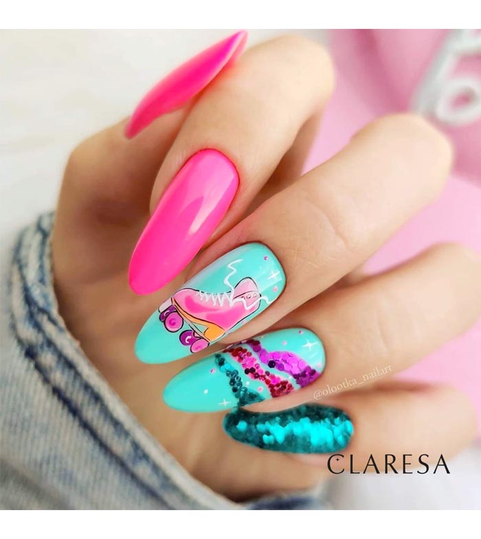 Claresa - Esmalte semipermanente Soak off - 2: Neon