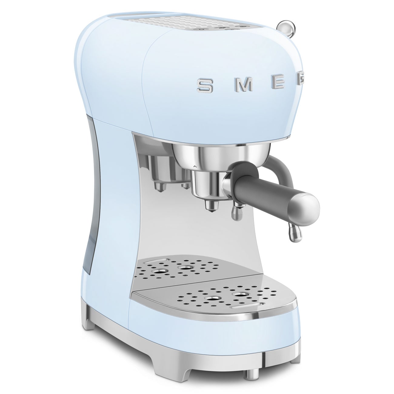 SMEG Espresso-Kaffeemaschine Pastellblau 50's Style