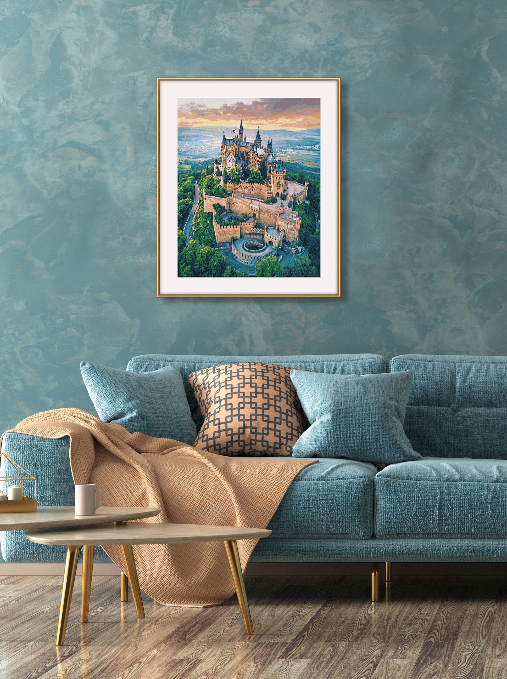 Meisterklasse Premium, Malen nach Zahlen (Mal-Sets) - Malen nach Zahlen - Burg Hohenzollern