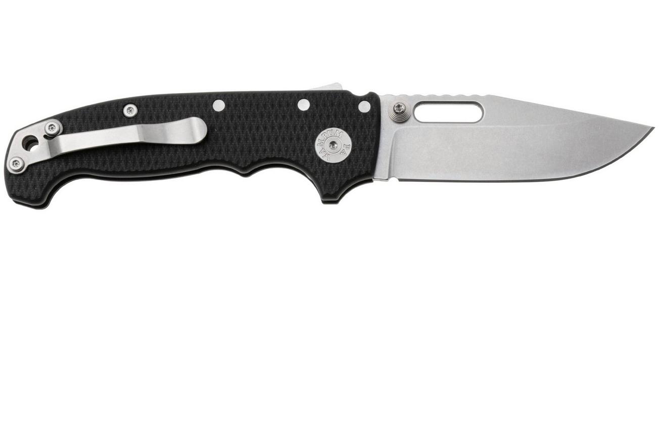 Demko Knives MG AD20S Shark-Lock, MagnaCut Clip Point MGAD20S-MAG-BLK-G10 Black G10, zakmes