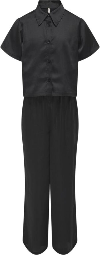 ONLY KOGSARAH LONG SATIN NIGHTWEAR SET W Sort