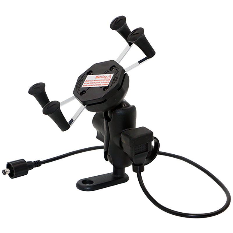 Myra - HPC103 - Support rétroviseur pour smartphone + USB étanche