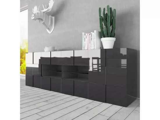 Buffet LONDON anthracite