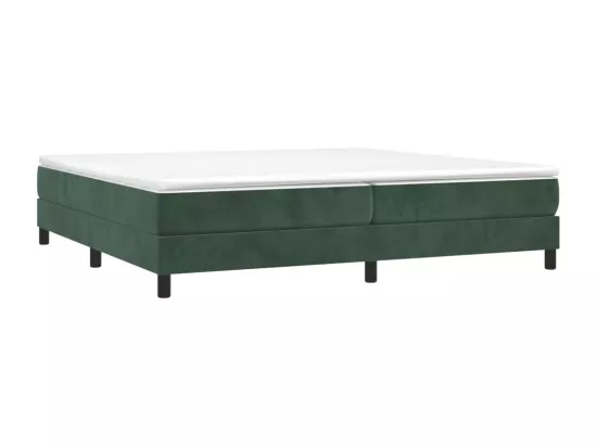 Sommier à lattes de lit Vert foncé 200x200 cm Velours