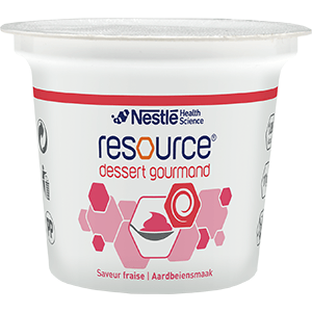 Resource Dessert Gourmand Aardbei 4-pack 125GR