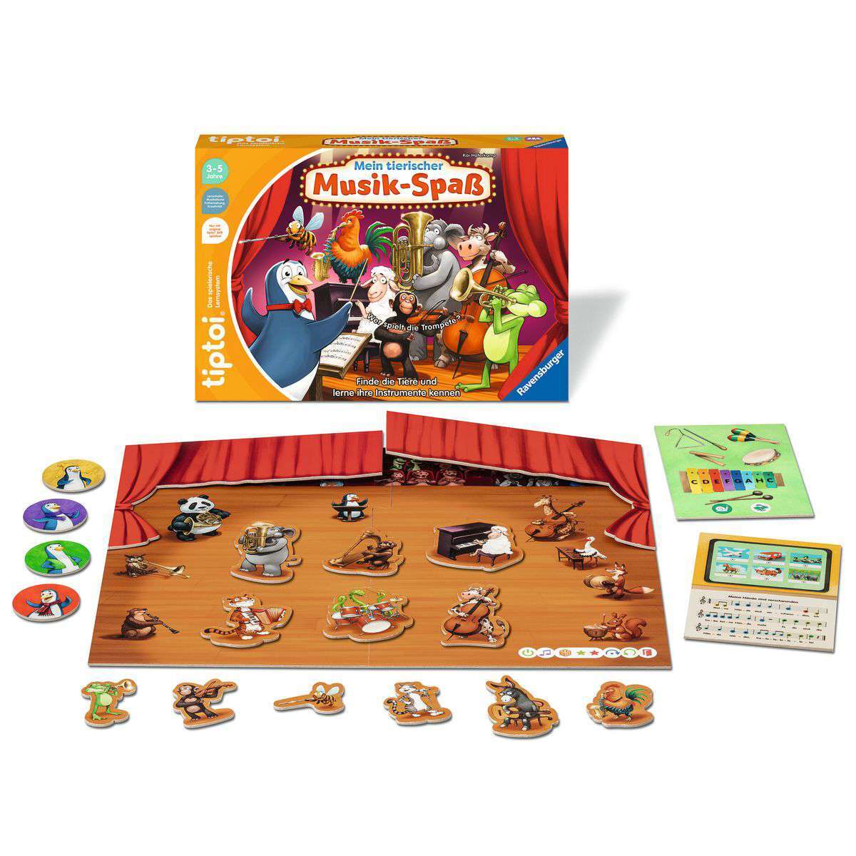 Ravensburger Spiel tiptoi® Mein tierischer Musik-Spaß