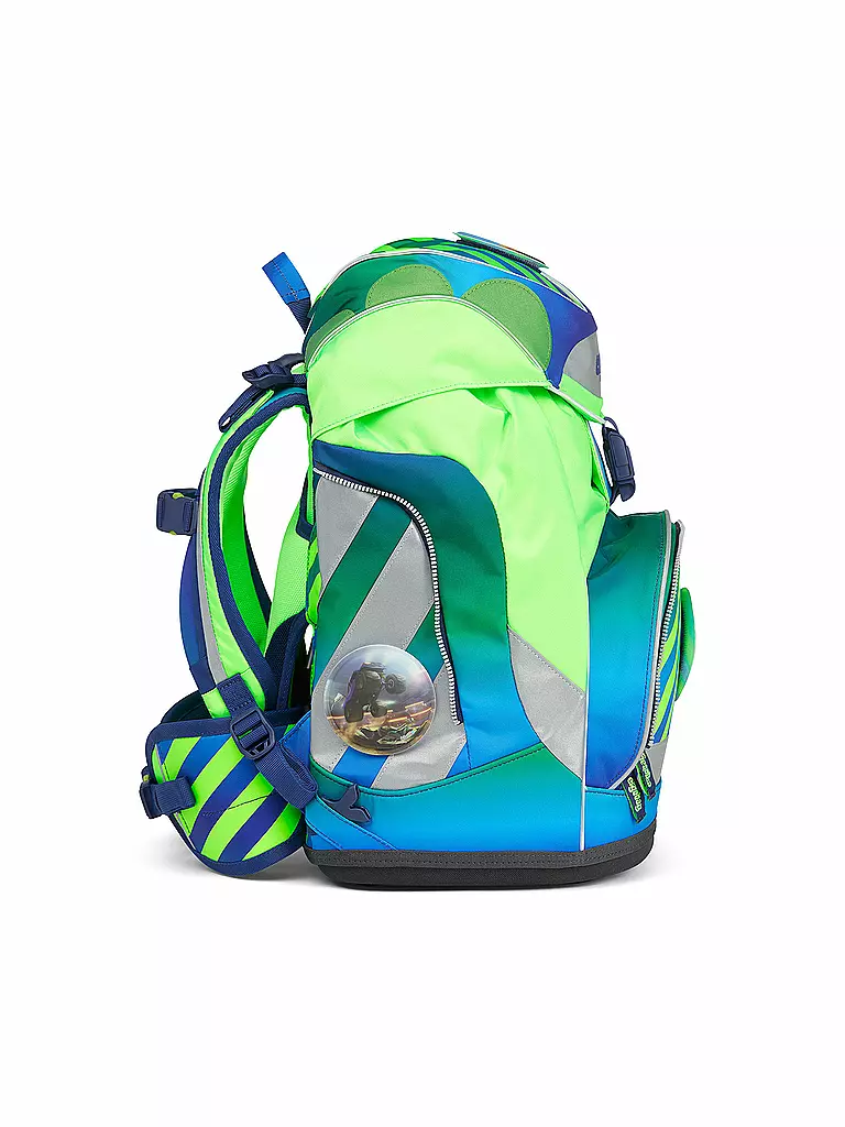 ERGOBAG Schulrucksack Set 6tlg Pack - TruckBär Neo Edition grün