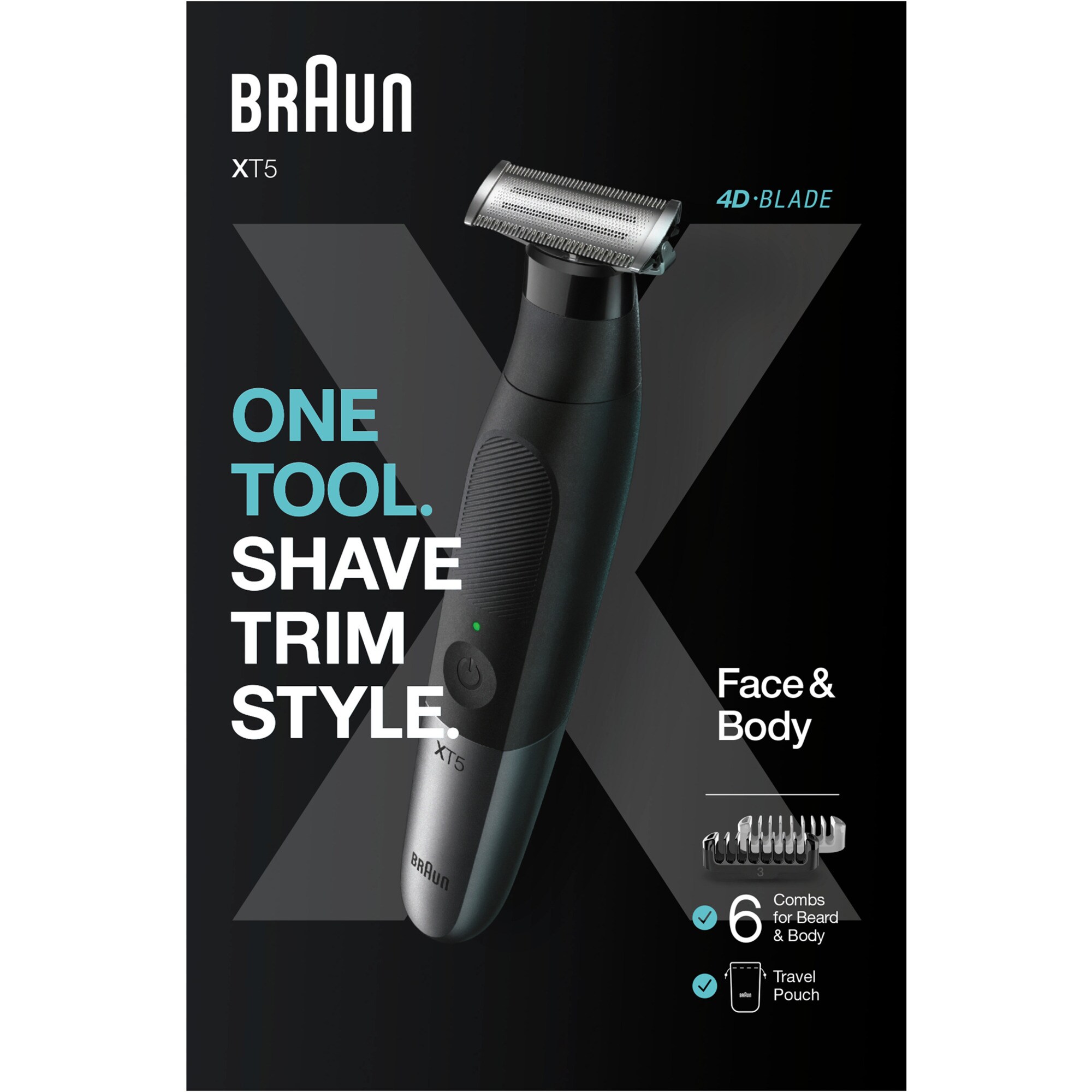 Braun Bartschneider Series XT5 - XT5200 Face & Body