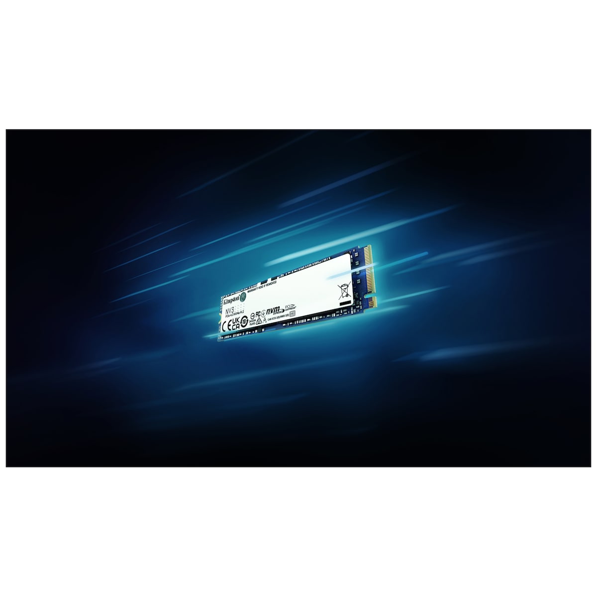 Kingston NV3 M.2 NVMe Gen 4 intern SSD (1TB)