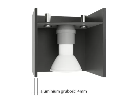 Sollux LORETO 1 lumière murale gris clair, G9