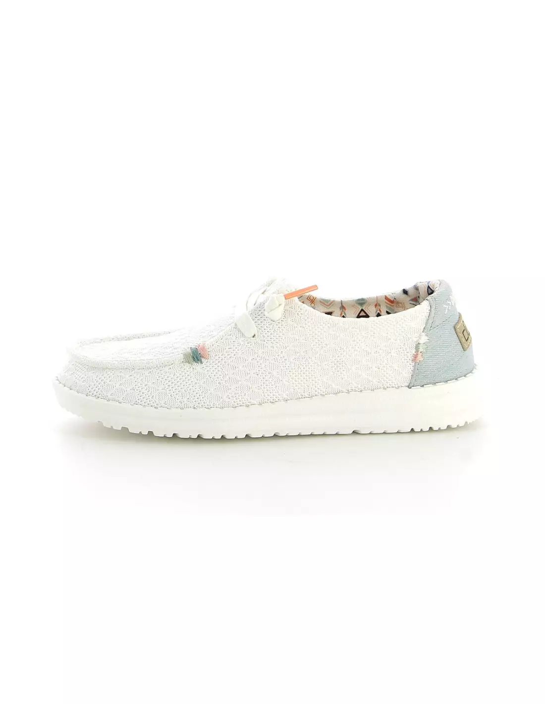 DUDE WENDY BOHO - Espadrilles Bohowhitecrochet