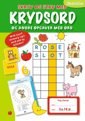 Skriv Og Stav Med Krydsord - Bog