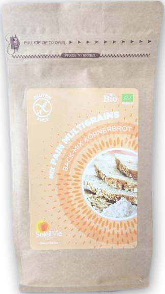 SOLEIL VIE Mehrkorn Mix für Brot Bio glutenfrei 500 g