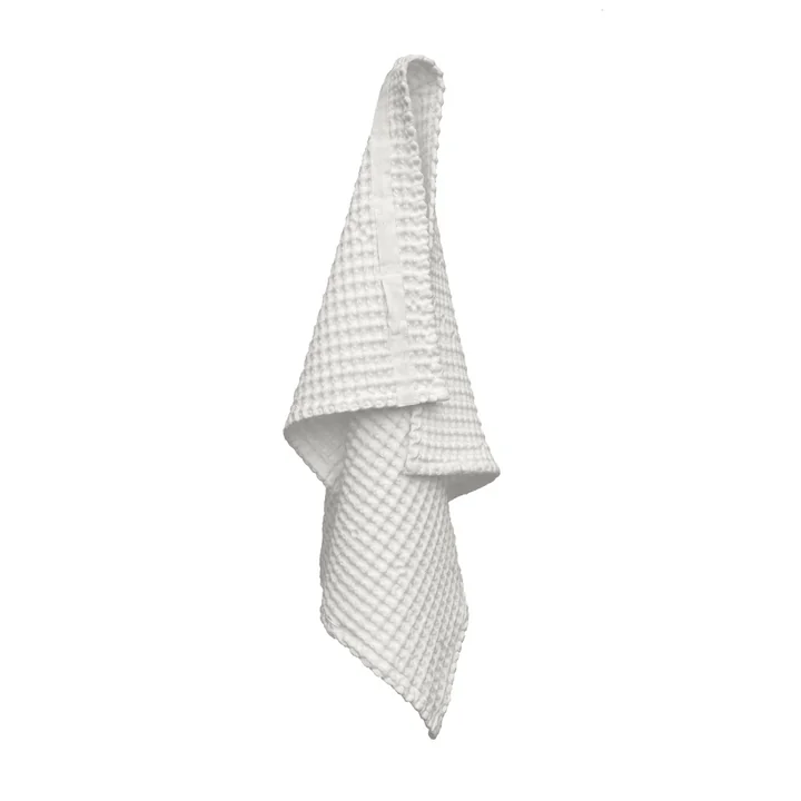 The Organic Company - Big Waffle Handtuch, 50 x 75 cm, natural weiss