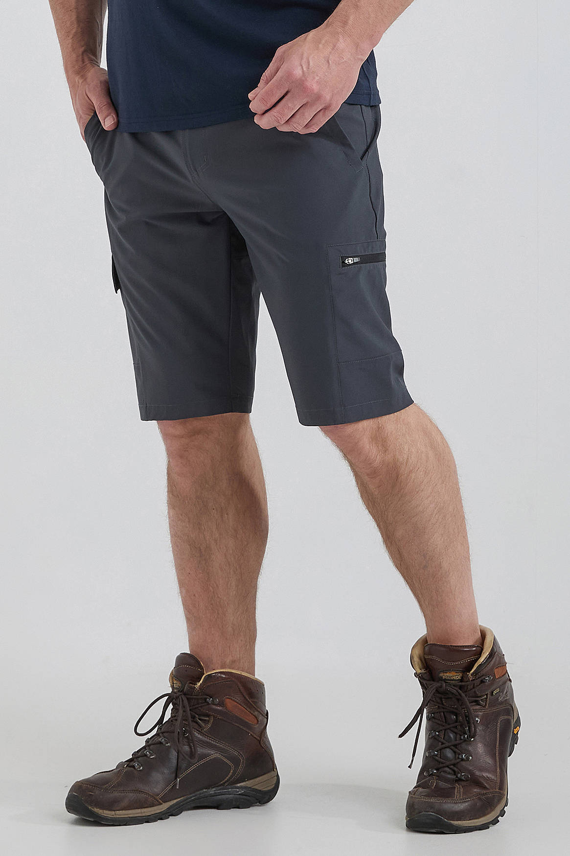 Life-Line korte outdoor broek Ernst donkergrijs