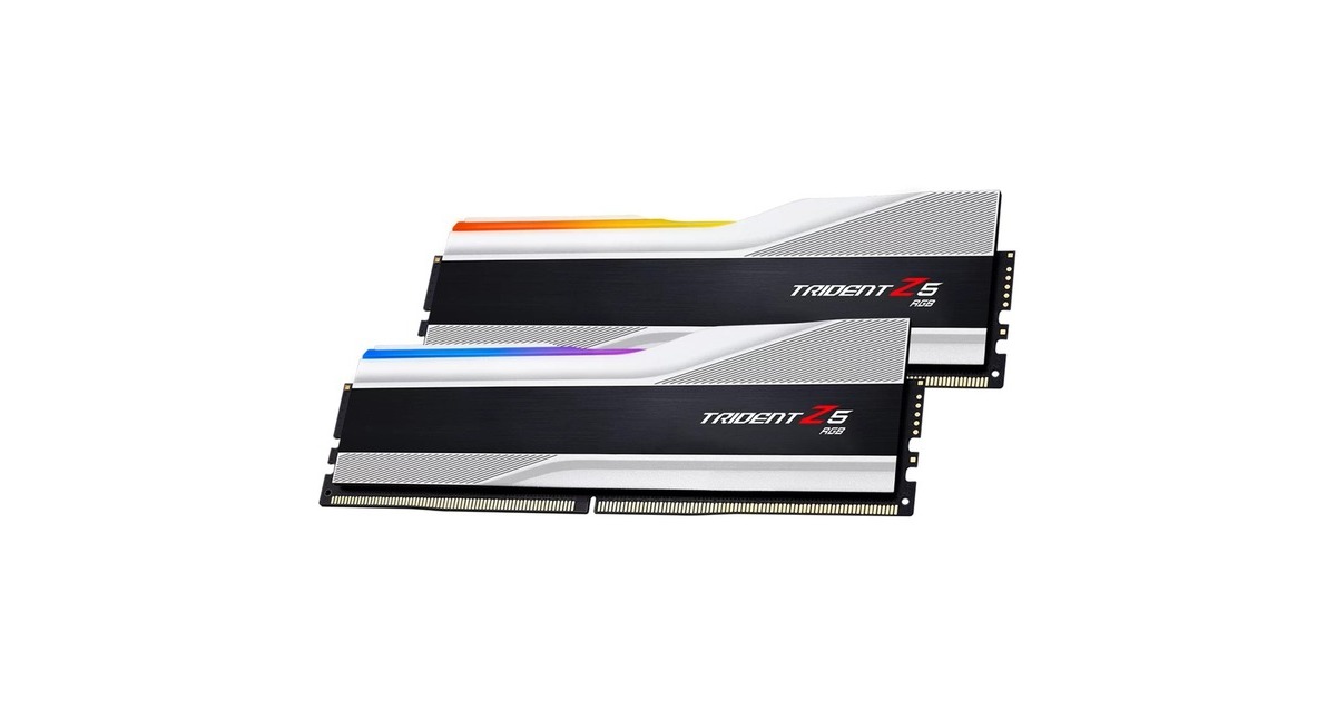 G.Skill32 GB DDR5-6800 Kit werkgeheugen  (Zilver, F5-6800J3445G16GX2-T, Trident Z5 RGB, XMP)