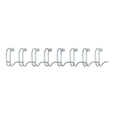 Fellowes - 100 anneaux de reliure en métal - 12 mm - jusqu'à 100 feuilles - argent